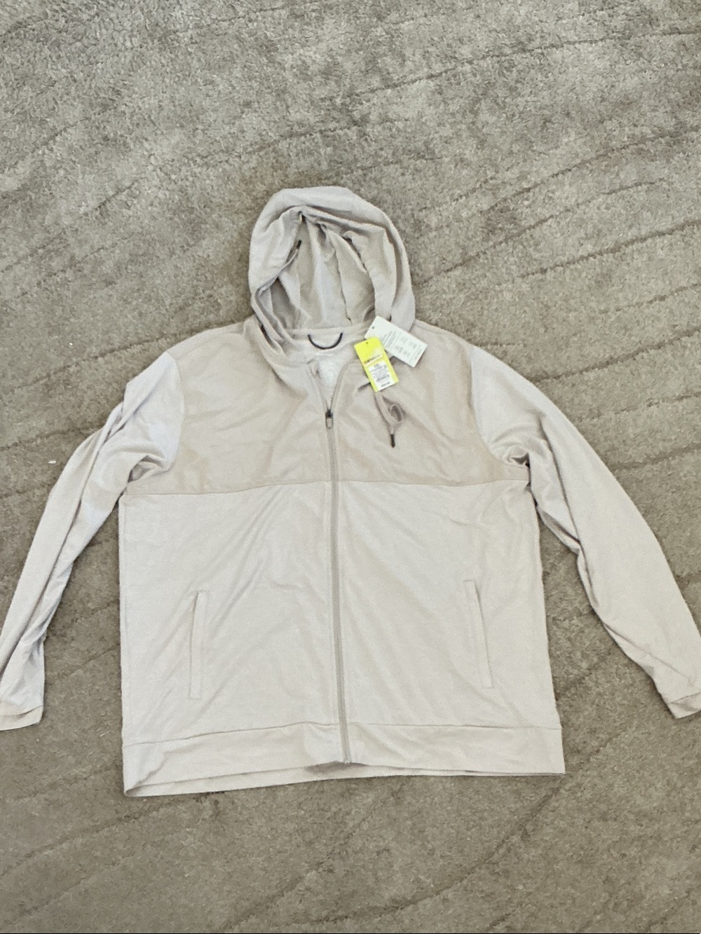 all in motion Light Taupe Hooded Zip Jacket